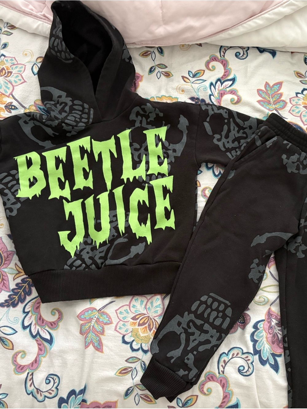 Beetle Juice toddler Matching Hoodie & Jogger Set